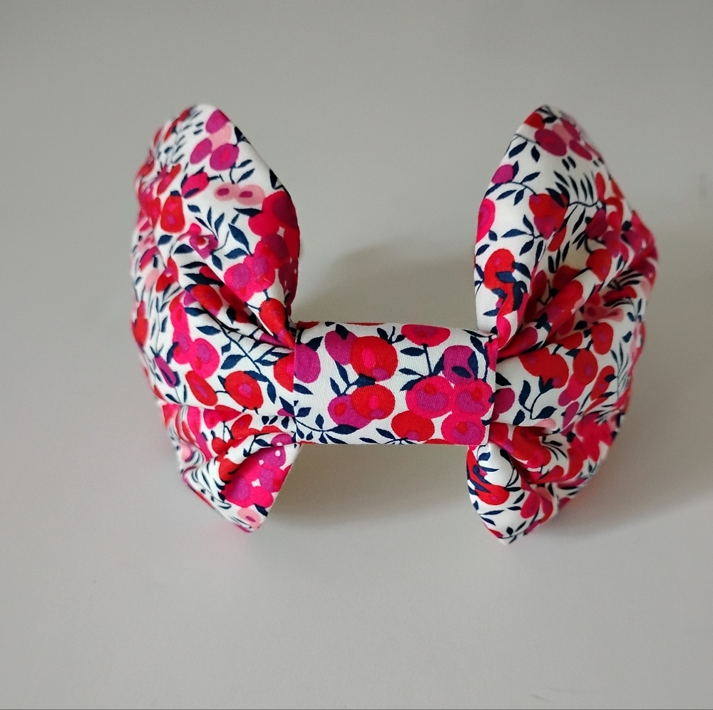 Liberty Art Fabric Tana Lawn Headband Wiltshire Red Blue Berry Classic Bespoke - Picture 6 of 12